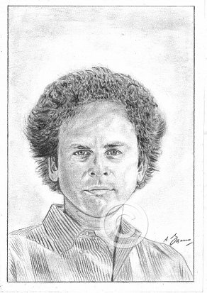 Art Garfunkel Pencil Portrait