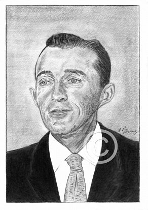Bing Crosby Pencil Portrait