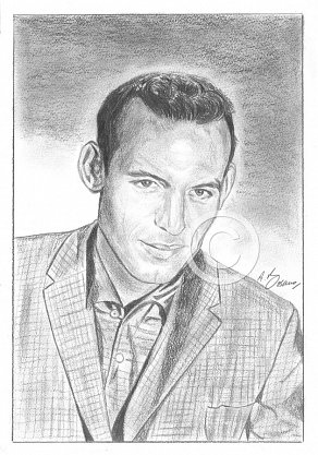 Carl Perkins Pencil Portrait
