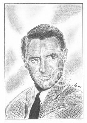 Cary Grant Pencil Portrait