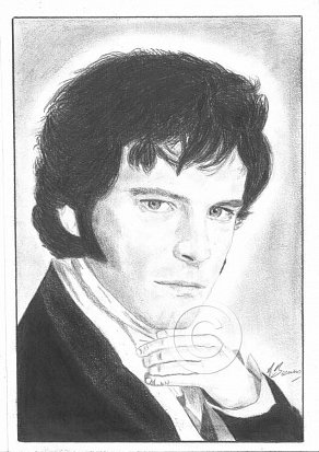 Colin Firth Pencil Portrait