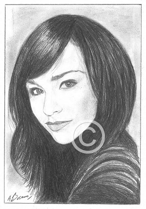 Danielle Harris Pencil Portrait
