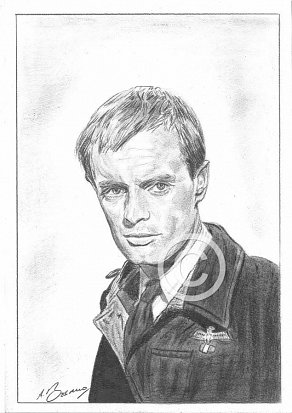 David McCallum Pencil Portrait