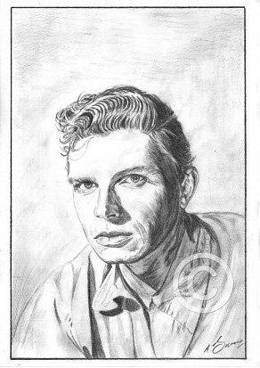 Hardy Kruger Pencil Portrait