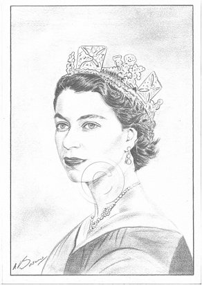 Boldizsar Dancza Pencil drawing of the Queen  The Children  Flickr