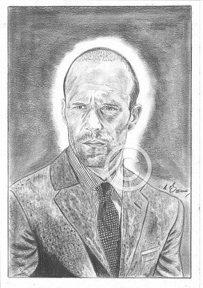 Jason Statham Pencil Portrait