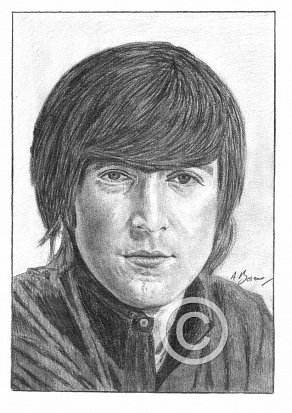 John Lennon Pencil Portrait