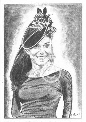 Kate Middleton Pencil Portrait