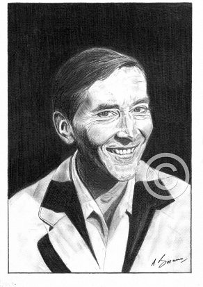 Kenneth Williams Pencil Portrait