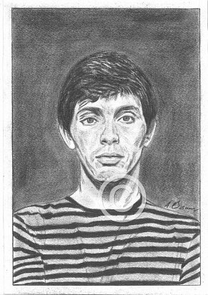 Klaus Voormann Pencil Portrait