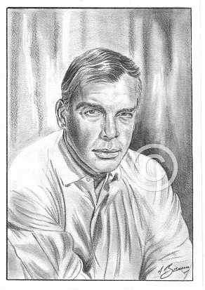 Lee Marvin Pencil Portrait