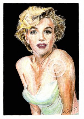 Marilyn Monroe Pencil Portrait