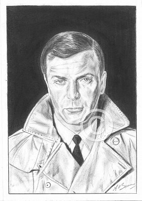 Michael Caine Pencil Portrait