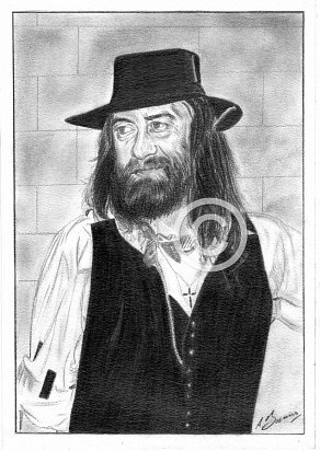 Mick Fleetwood Pencil Portrait