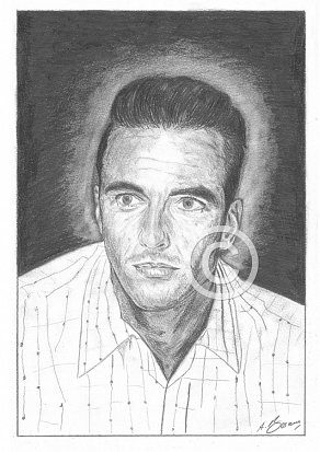 Montgomery Clift Pencil Portrait