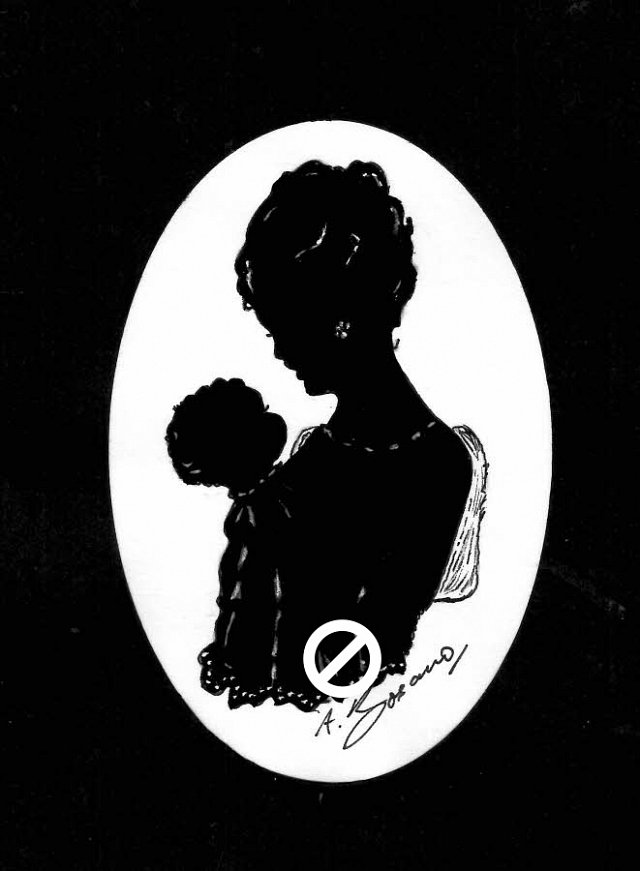 Mother and baby (B & W) Pencil Portrait