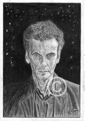Peter Capaldi Pencil Portrait