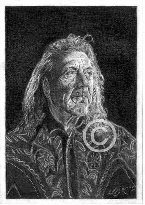 Robert Plant Pencil Portrait
