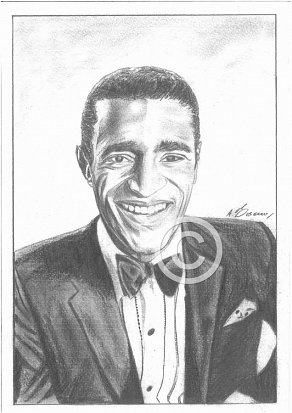 Sammy Davis Jnr Pencil Portrait