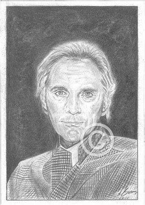 Terence Stamp Pencil Portrait